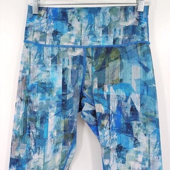 Lululemon Wunder Under Hi-Rise 7/8 Tight 25" Sun Dazed Multi Blue 8 Luxtreme - Picture 3 of 9